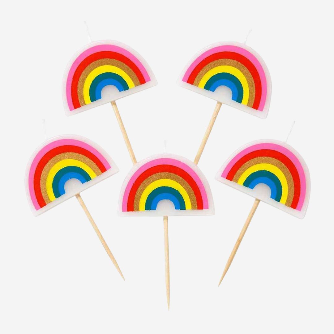 Rainbow Shaped Candles