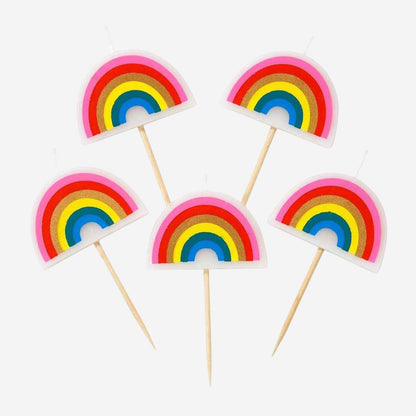 Rainbow Shaped Candles