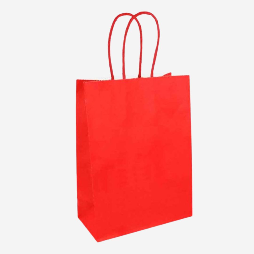 Eco-Friendly Red Paper Party Bag