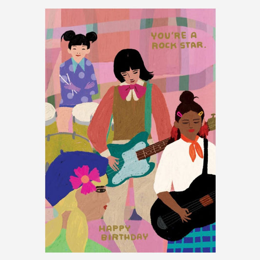 You're a Rockstar Happy Birthday Card