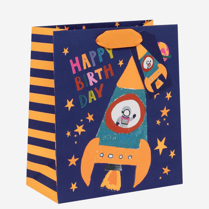 Medium Rocket Boy Gift Bag – Paper Salad