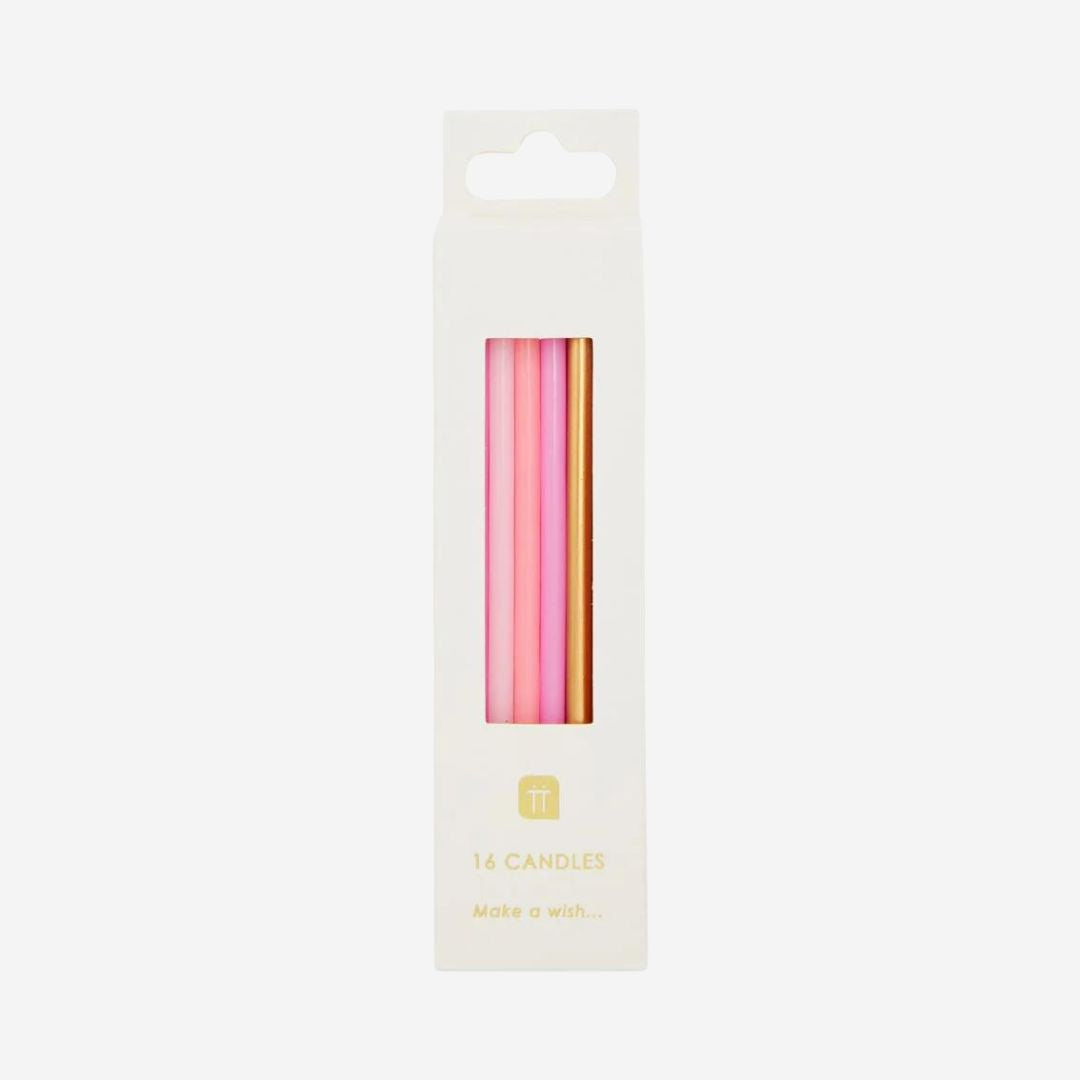 Pink, Rose and Gold Candles