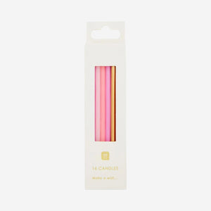 Pink, Rose and Gold Candles