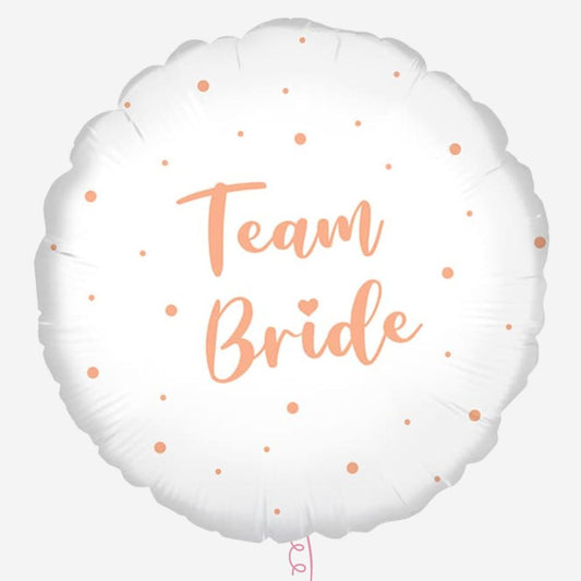 Team Bride 18" Inflated Foil Balloon