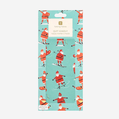 Fun Guy Santa Tissue Paper - 4pk