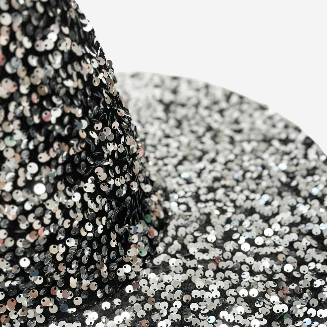 Sequin Velvet Witches Hat