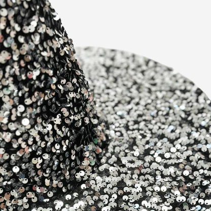 Sequin Velvet Witches Hat