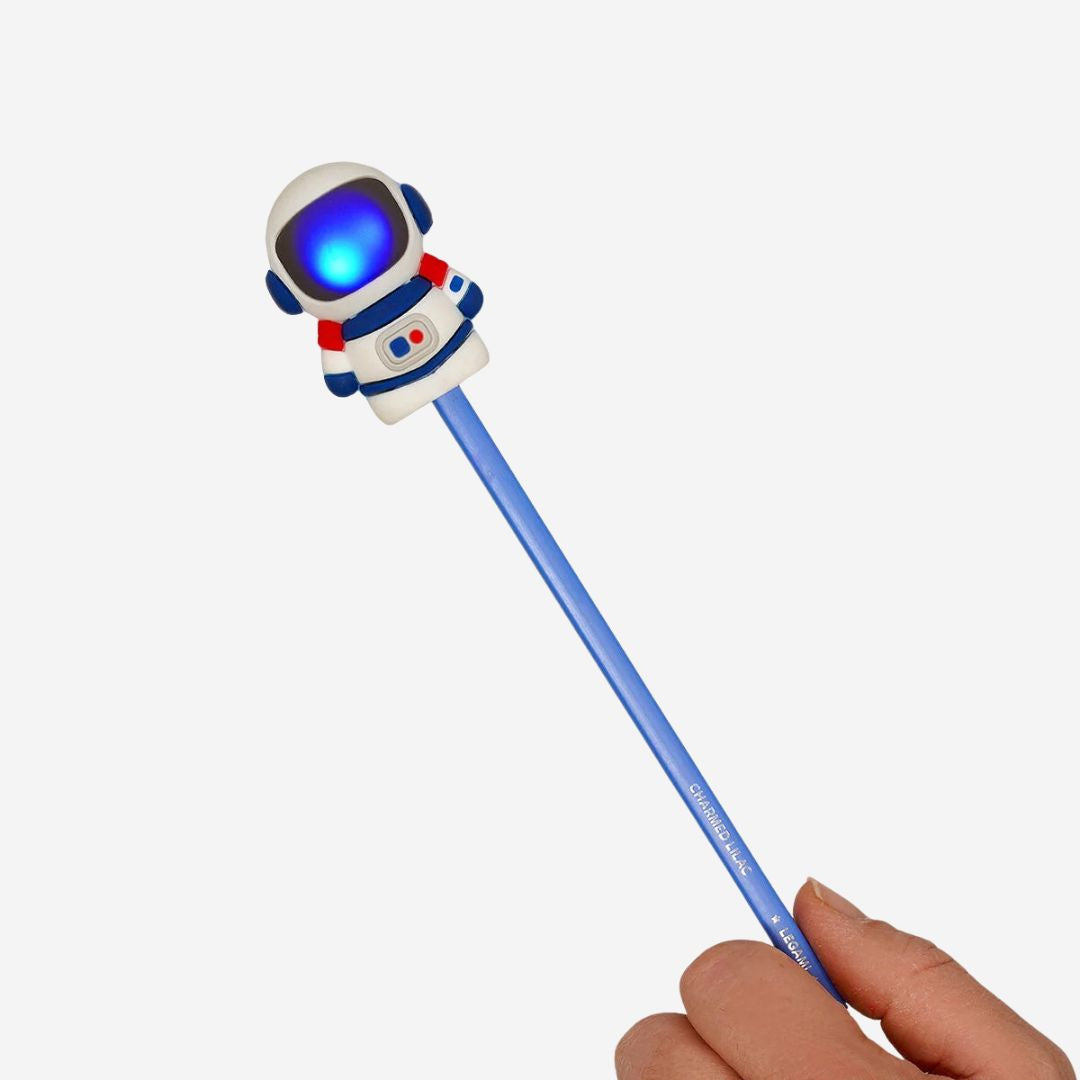 Space Light-up Pencil Sharpener With Container by Legami