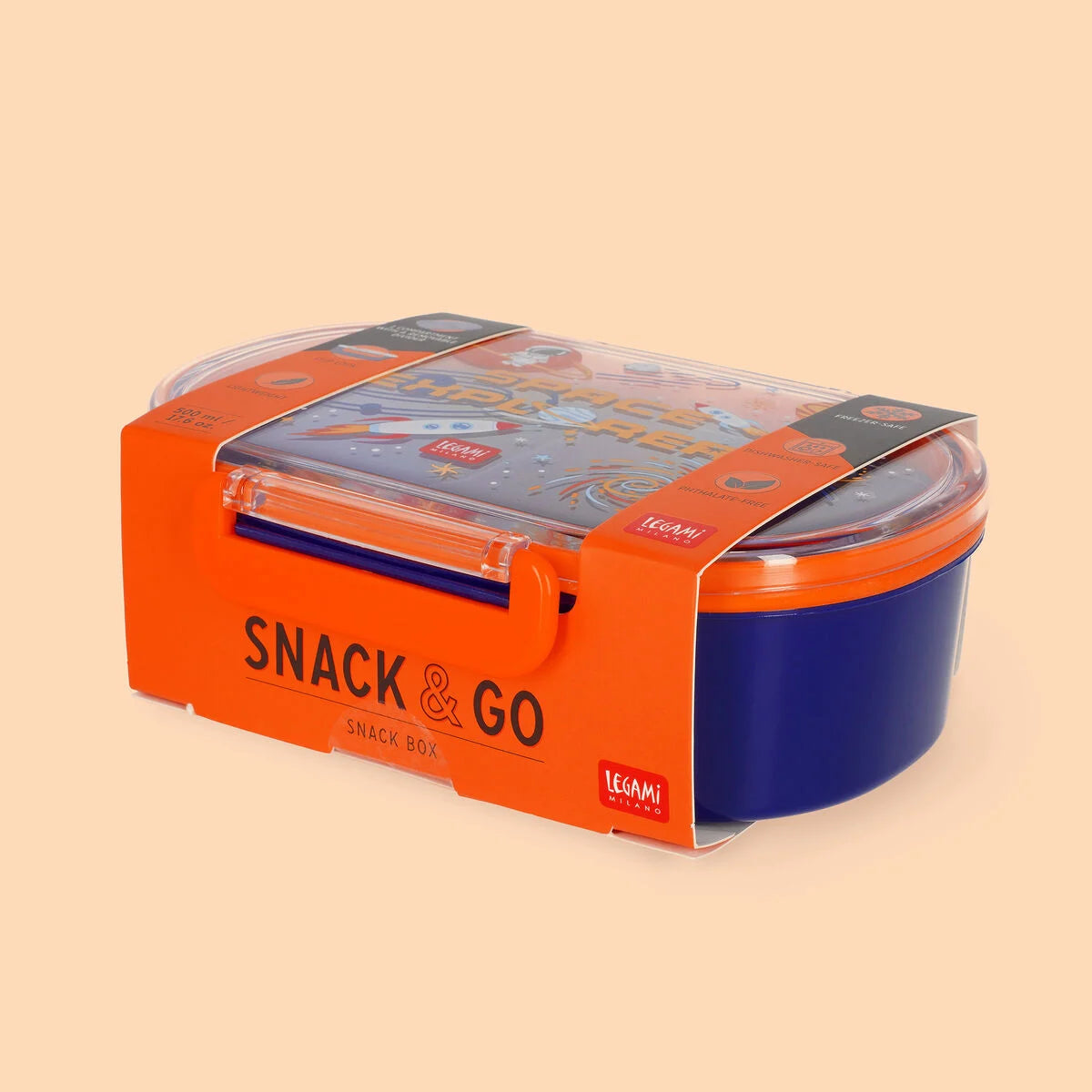 Legami Snack Box – Snack & Go – Space