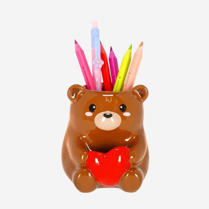 Ceramic Pen Holder - Teddy Bear - Legami