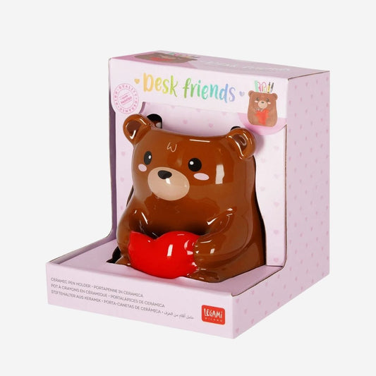 Ceramic Pen Holder - Teddy Bear - Legami