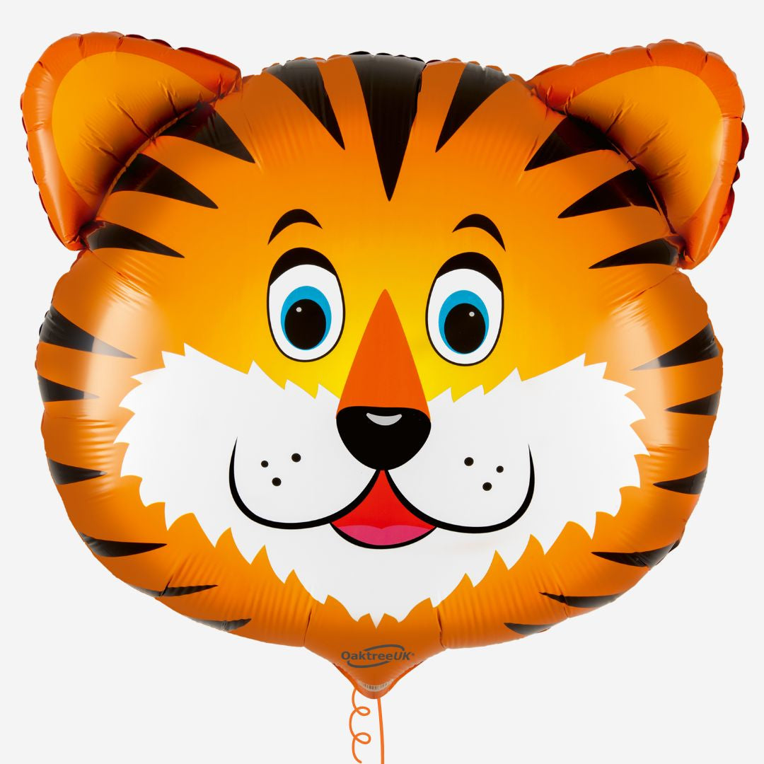 Tickled Tiger Inflated Foil Balloon