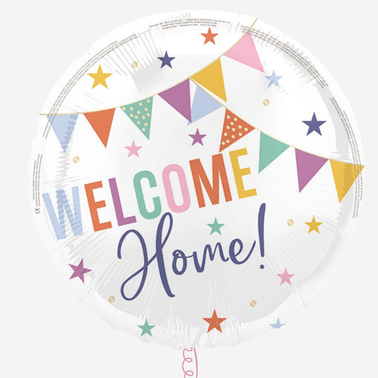 Welcome Home Inflated Foil Balloon