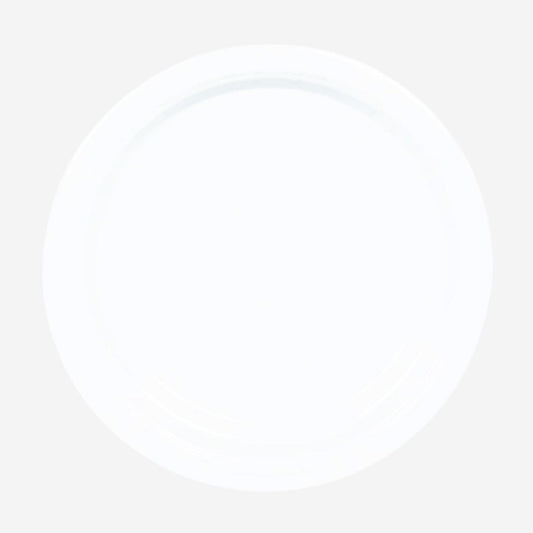 White Paper Plates - Pack of 16