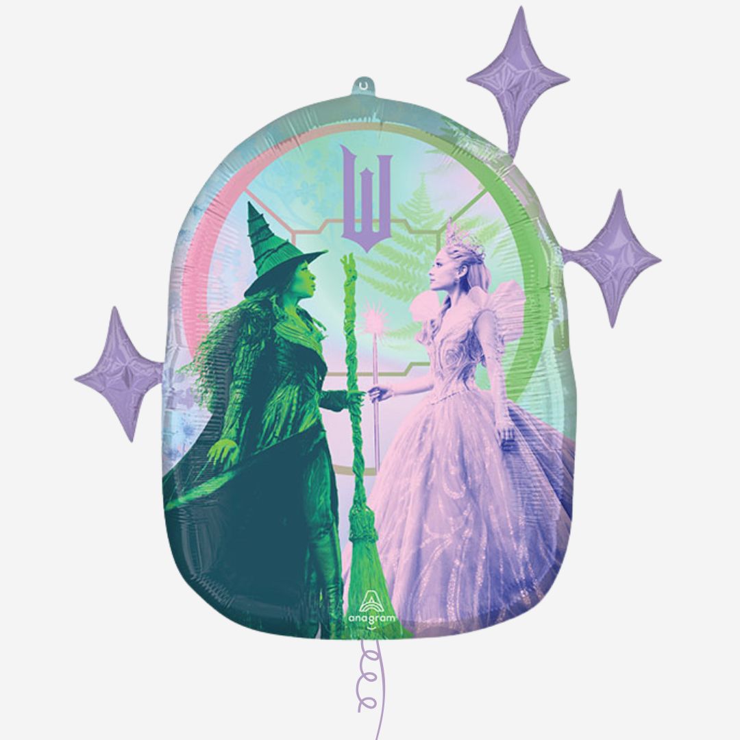 Wicked For Good Super Shape Inflated Foil Balloon