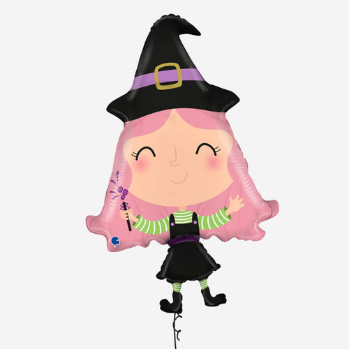 Happy Halloween Witch Foil Balloon