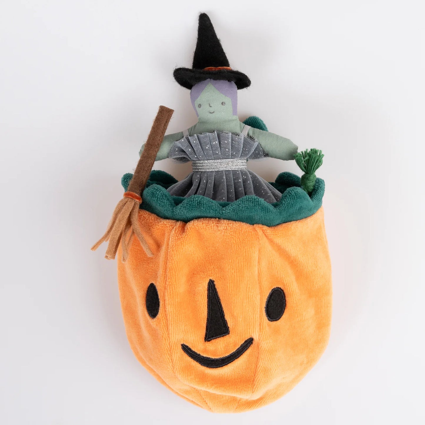 Pumpkin Witch Mini Doll by Meri Meri