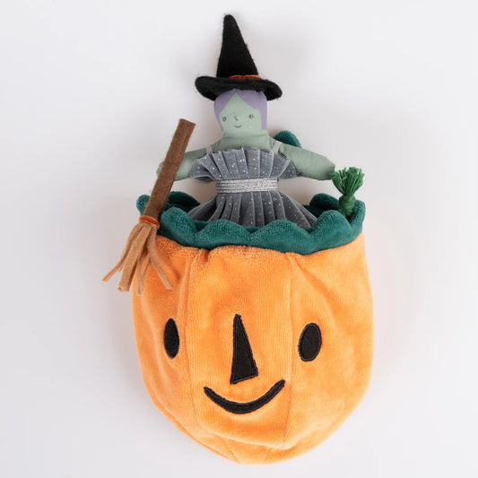 Pumpkin Witch Mini Doll by Meri Meri