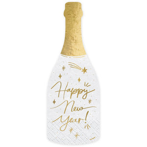 Champagne Shaped Paper Napkins