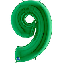 Green Foil Number Balloons 40"