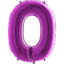 Purple Foil Number Balloons 40"