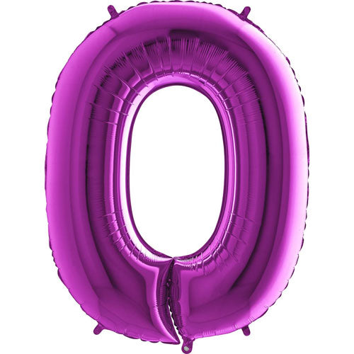 Purple Foil Number Balloons 40