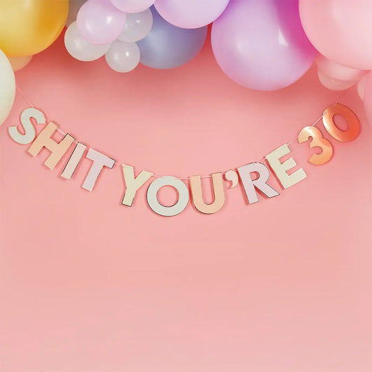 Milestone 'Sh*T You'Re' Custom Banner