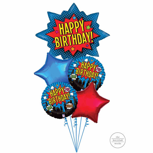 Superhero Balloon Bouquet