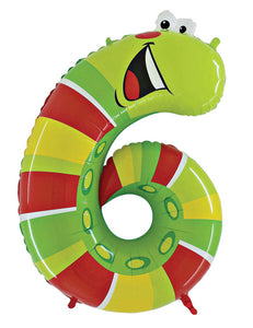 Zooloon Animal Number Balloons 40"
