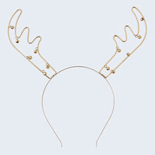Reindeer Antlers Metal Christmas Party Headband