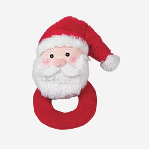 Lil’ Santa Ring Rattle Soft Toy