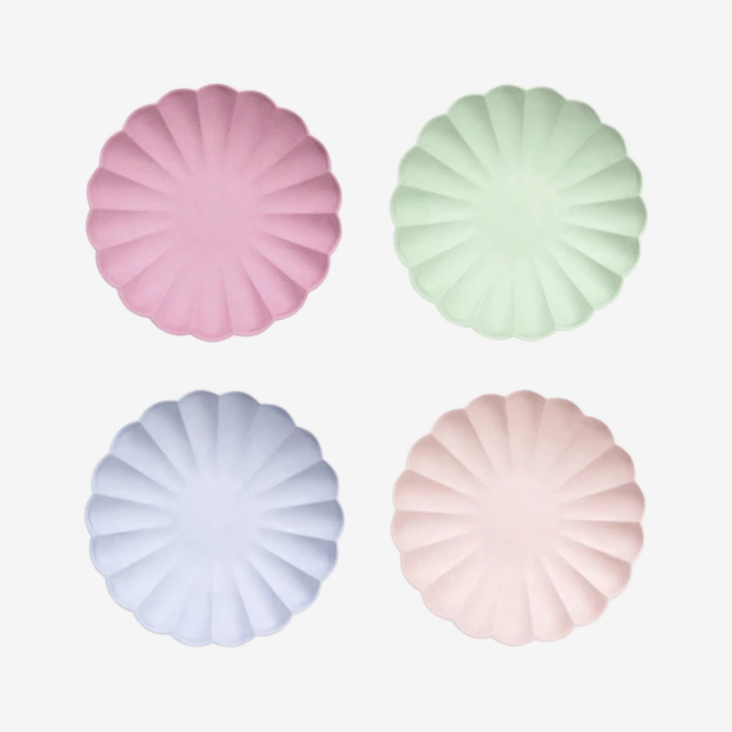 Small Multicolour Compostable Plates by Meri Meri