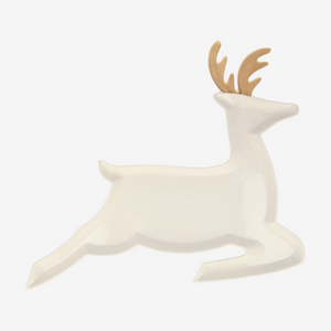 Porcelain Reindeer Plates
