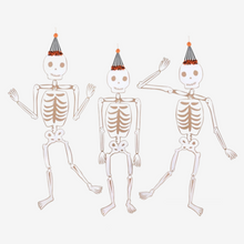 Vintage Giant Halloween Jointed Skeletons