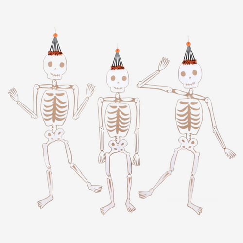 Vintage Giant Halloween Jointed Skeletons