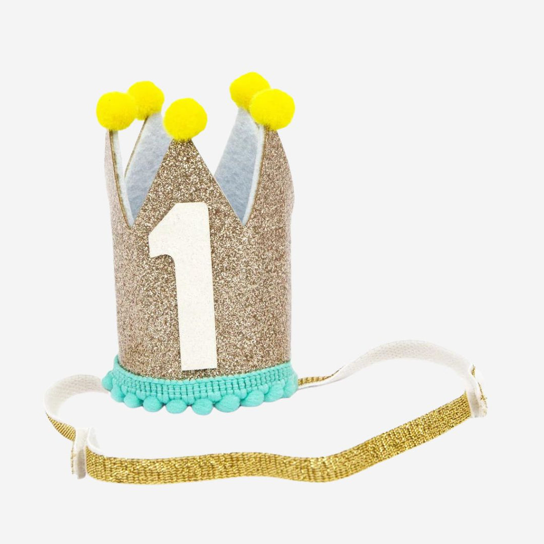 1st Birthday Gold Crown