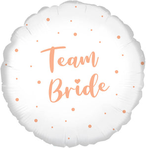 Team Bride 18" Inflated Foil Balloon
