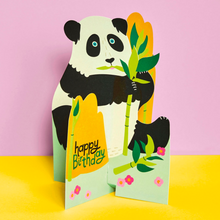 Happy Birthday 3D Fold-out Panda Birthday Card