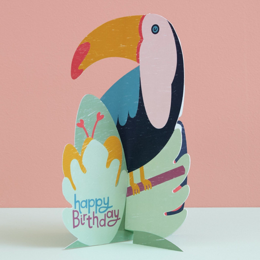 Happy Birthday Card - Toucan