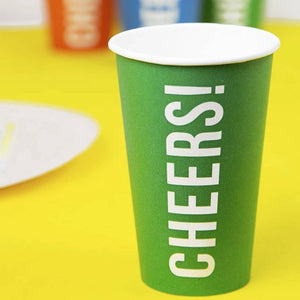 Eco Large 'Cheers' Cups