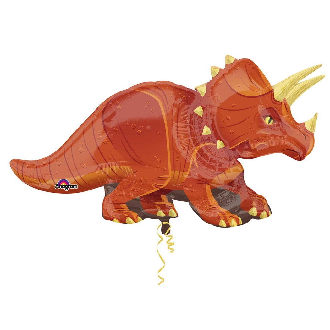 Triceratops SuperShape Foil Balloons