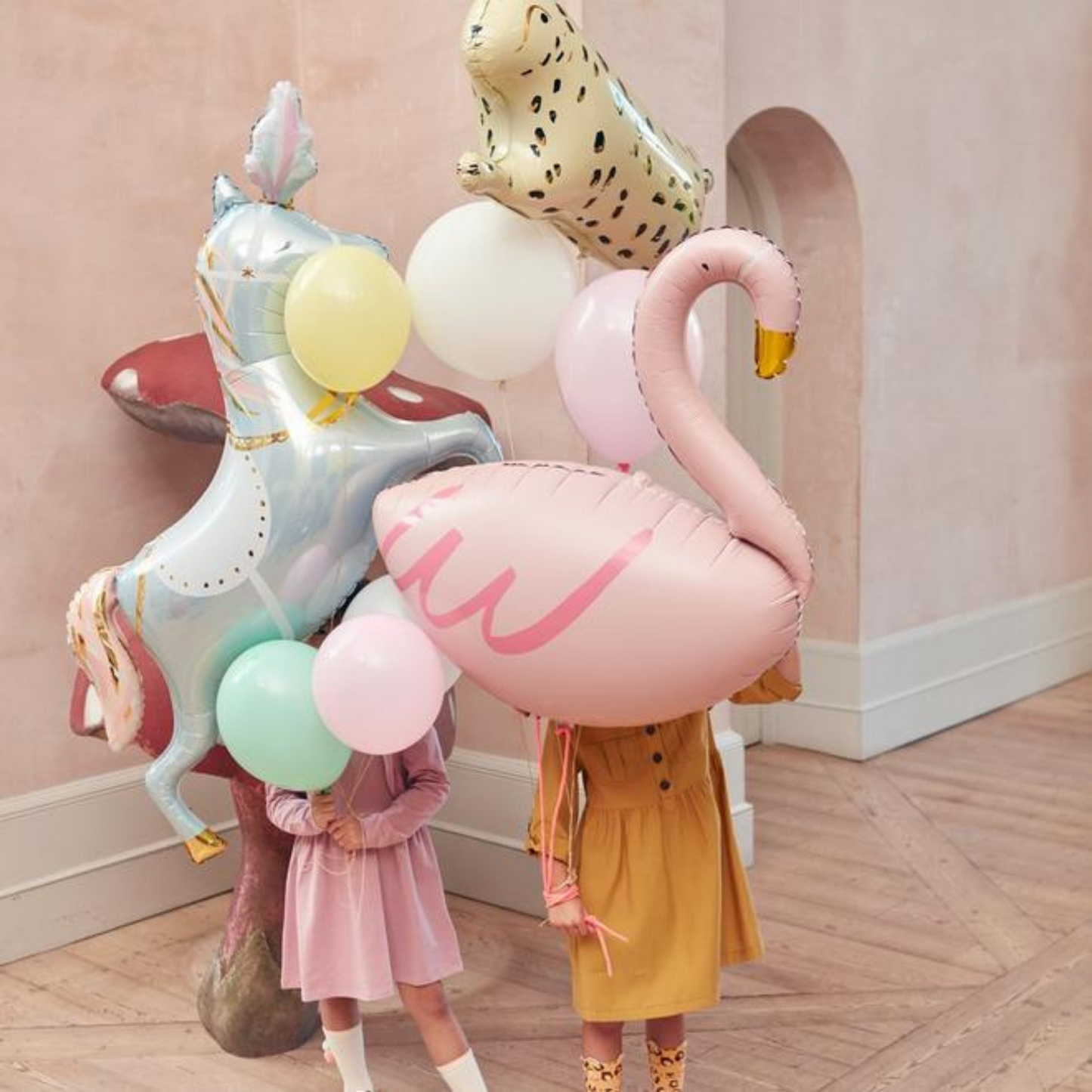 Flamingo Inflated Foil Balloon