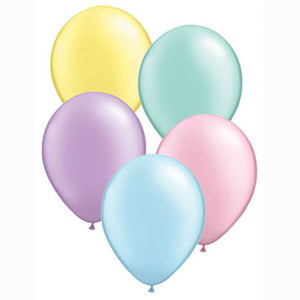 Individual Inflated 11" Latex Balloons