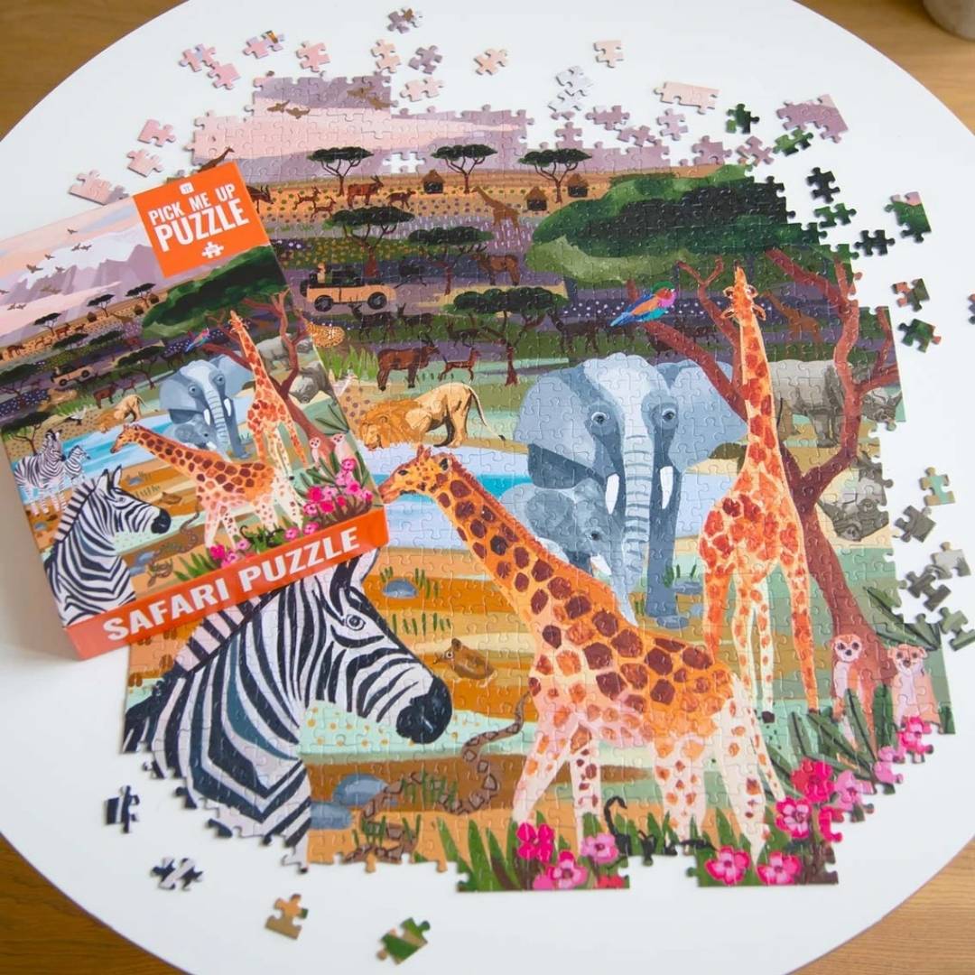 1000-Piece African Theme Jigsaw Puzzle - Black Art, Wildlife & Culture Puzzles For Adults & Families