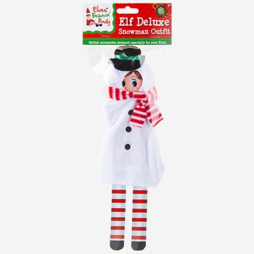 Plush Snowman Outfit For Elf