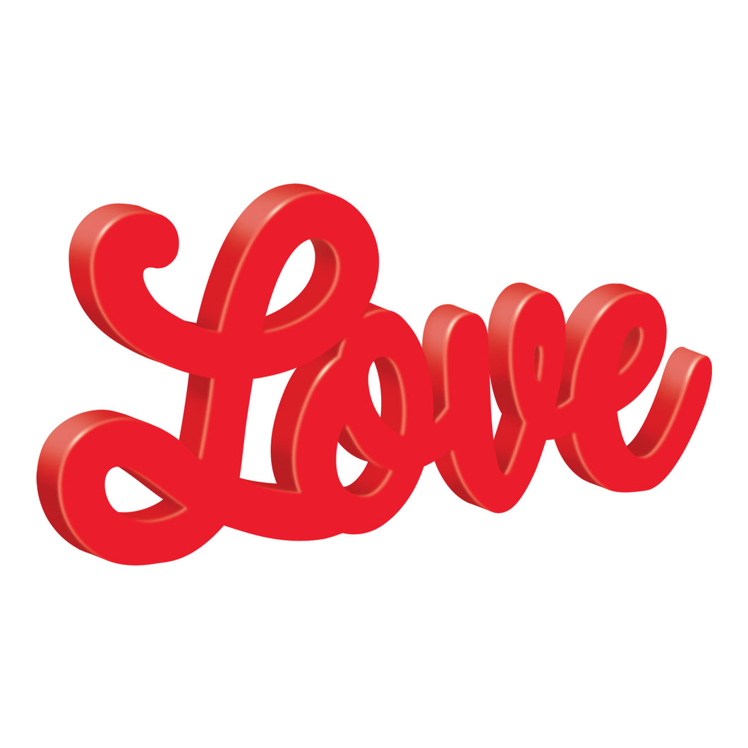 Love Script MDF Sign