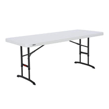 Children's White Long Table - 6ft