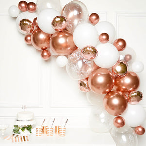 Rose Gold Inflated Organic Garland