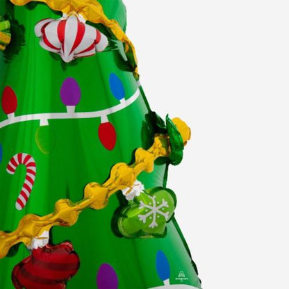 Christmas Tree AirLoonz Inflated Foil Balloon