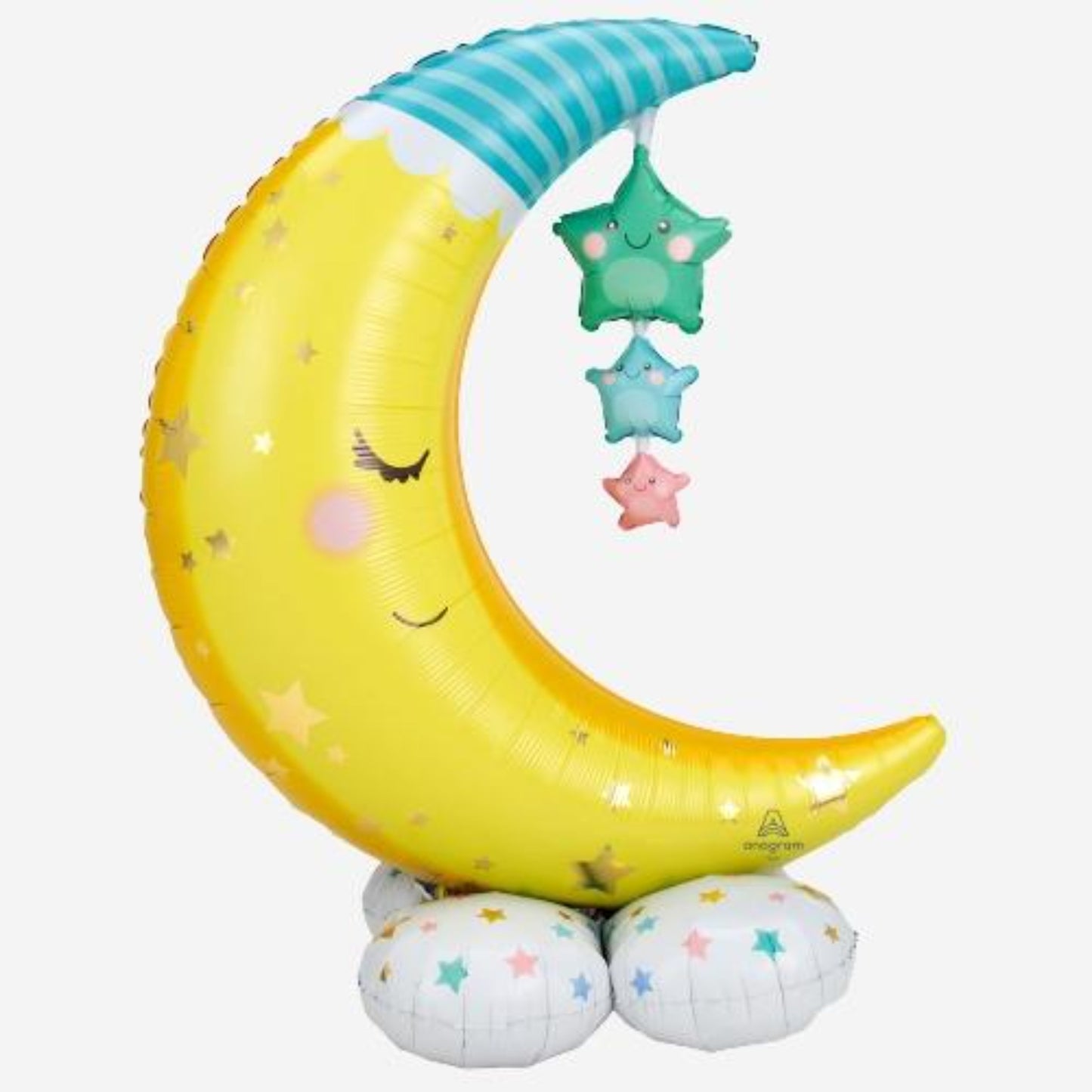Moon & Stars AirLoonz Inflated Foil Balloon